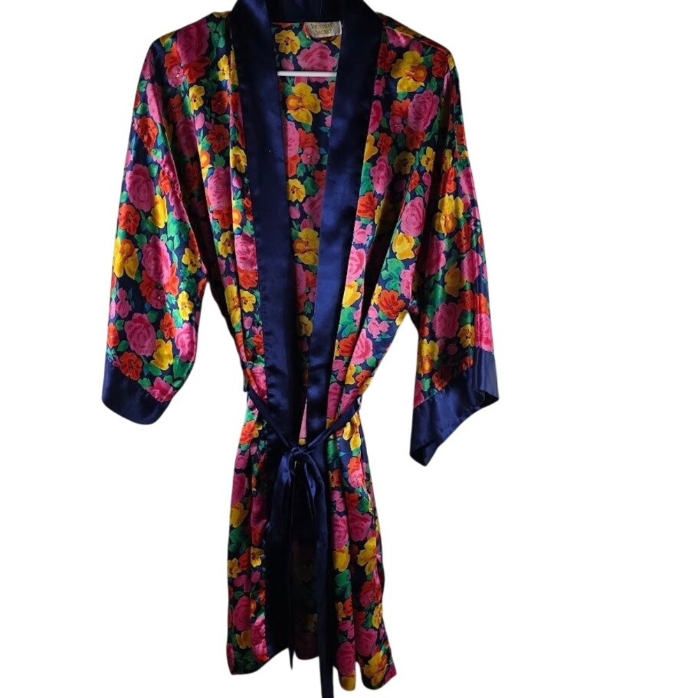 Vintage Victoria's Secret Gold Label Kimono Robe One Size Casual